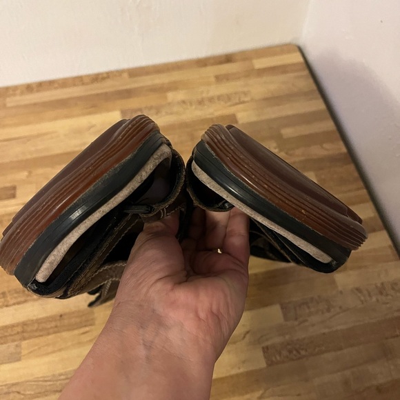 Dr Martens brown leather fisherman criss cross adj. straps sandals sz 12 main image 8